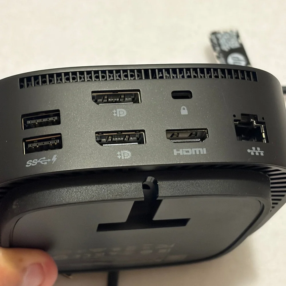 HP USB-C Dock G5 Black Docking Station 5TW10AA with 120W Power Adapter
